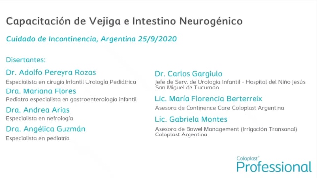 Capacitación de Vejiga e Intestino neurogénico