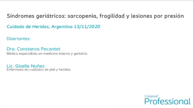 Síndromes Geriátricos sarcopenia y fragilidad