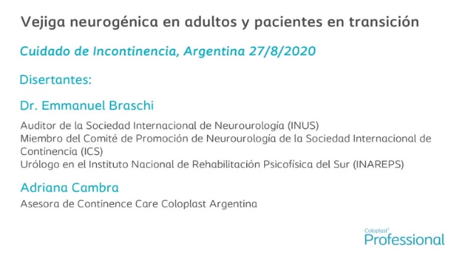 Vejiga neurogénica en adultos y pacientes en transición