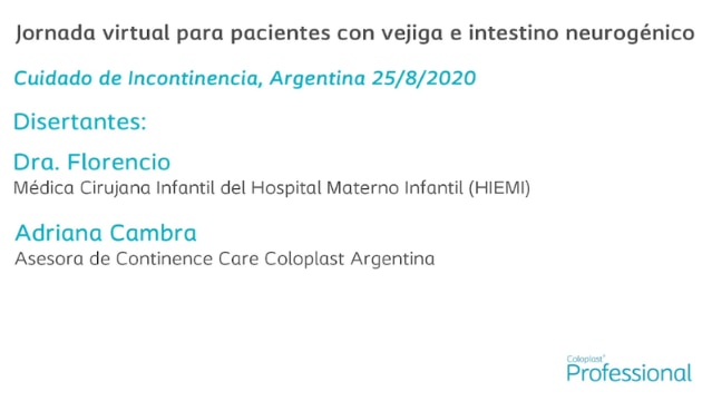 Jornada virtual para pacientes con vejiga e intestino neurogénico