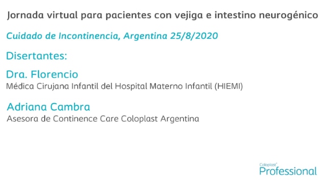 Jornada virtual para pacientes con vejiga e intestino neurogénico