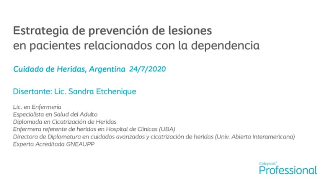 Estrategias de prevención en pacientes relacionados con la dependencia